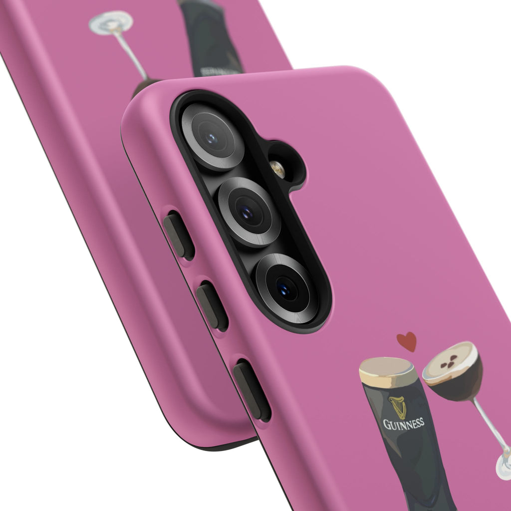 Pint & Wine Glass (Pink) Tough Case