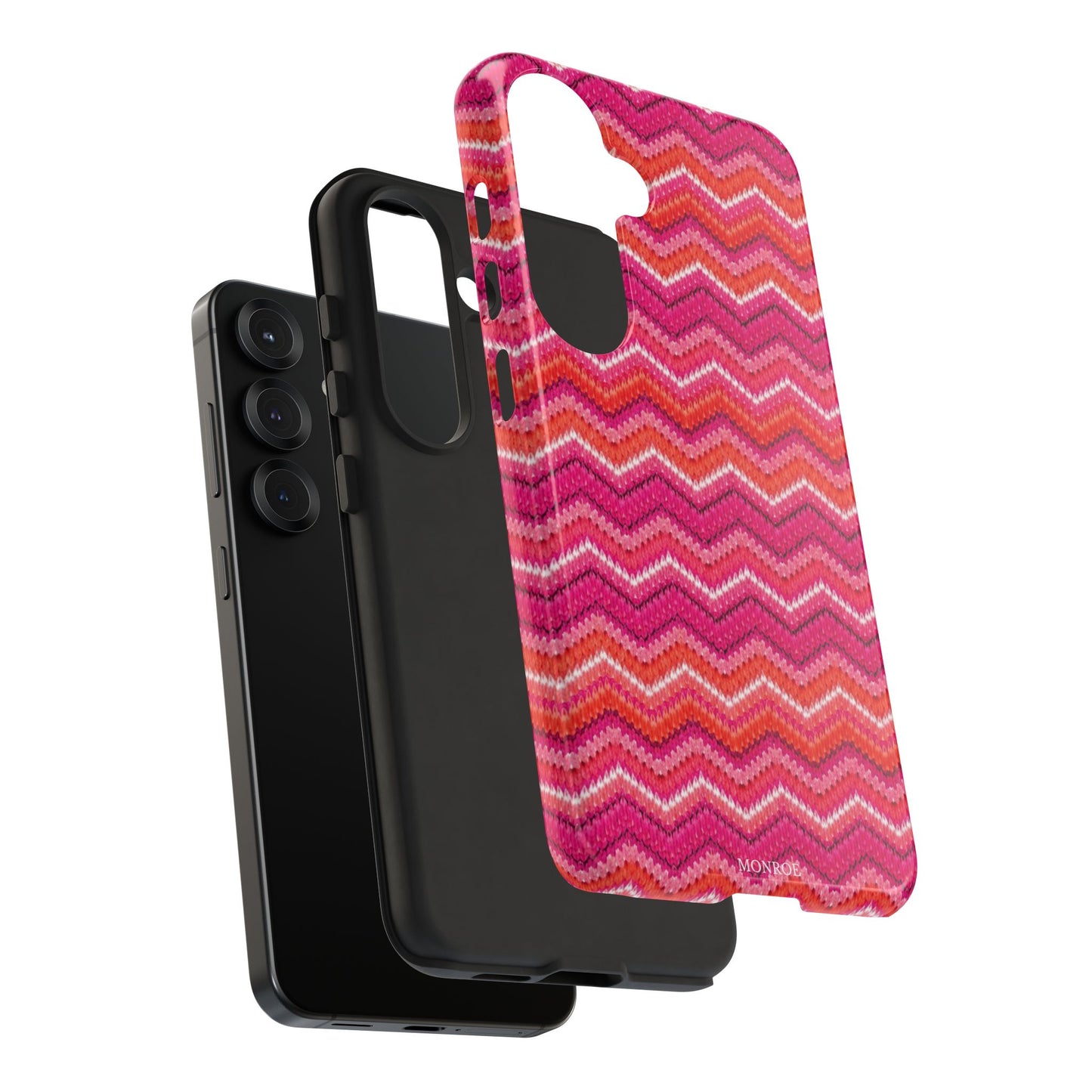 Pink Zigzag Tough Case