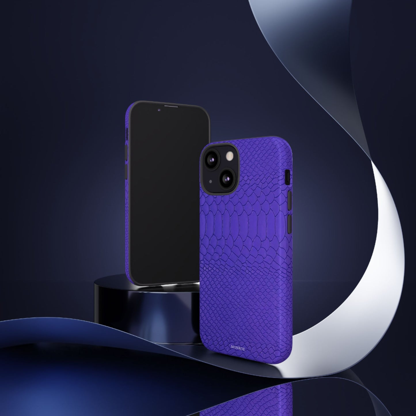 Dark Purple Snake Tough Case
