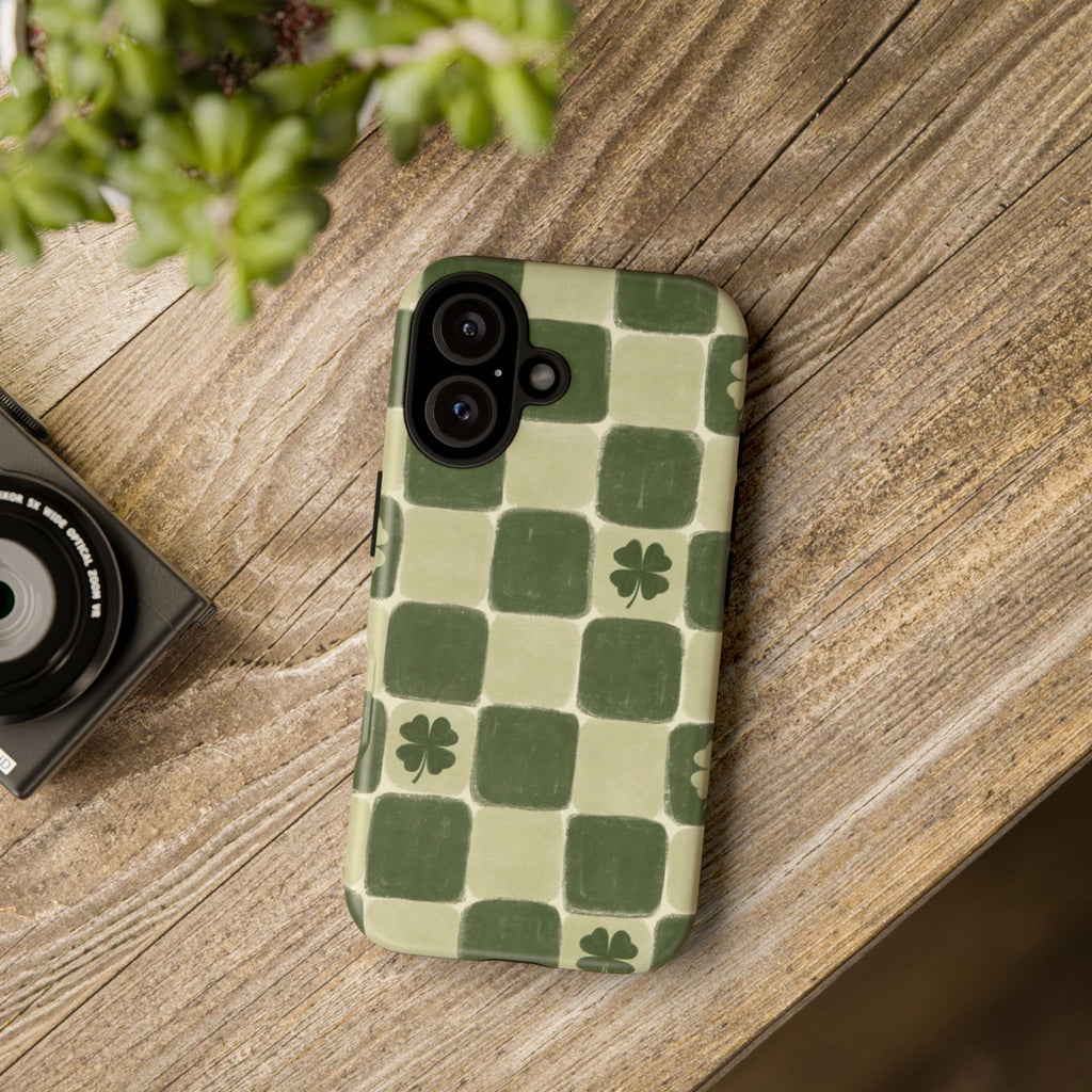 Clover Checker Tough Phone Case