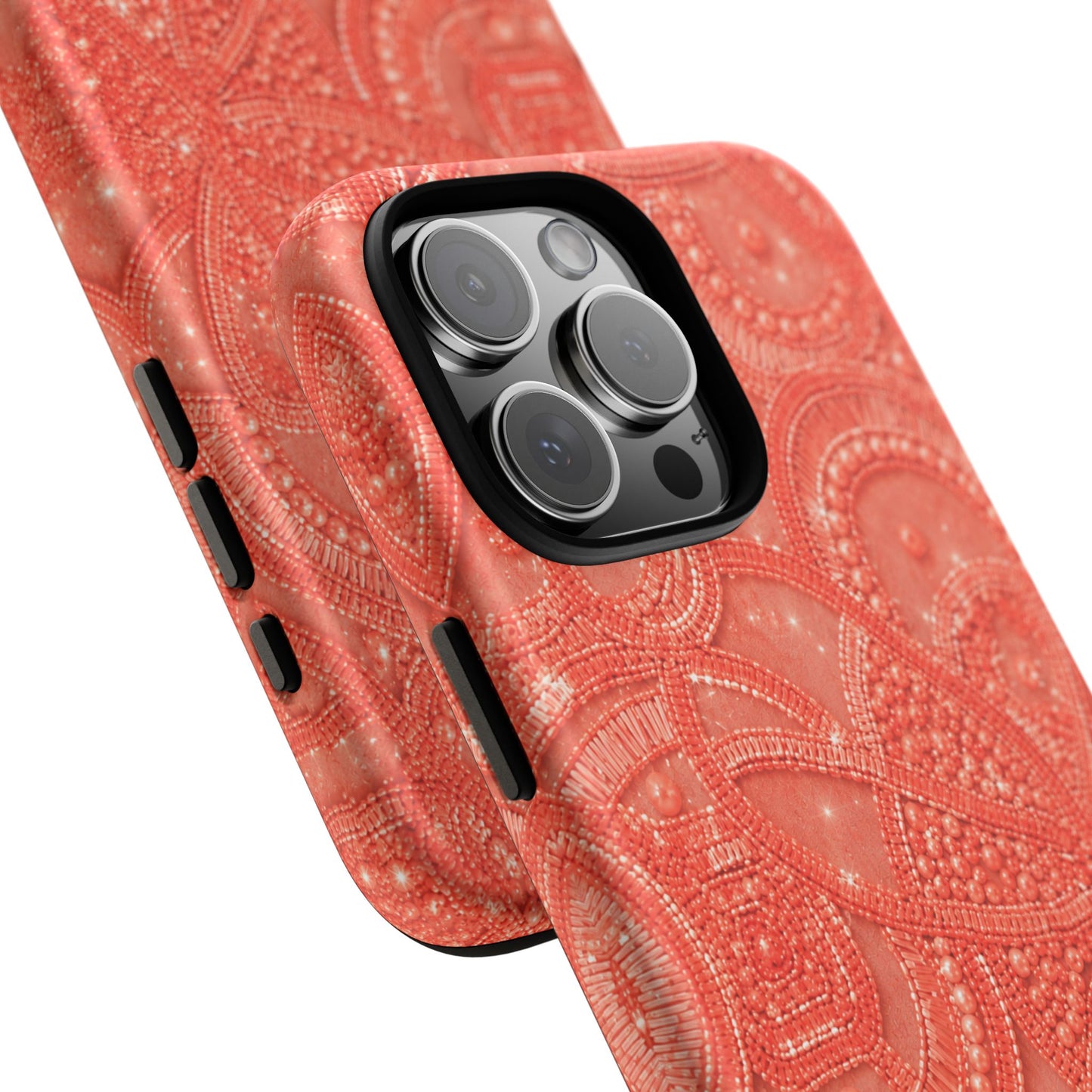 Coral Lace Tough Case