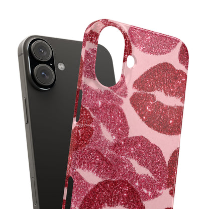 Pink Glitter Kiss Case