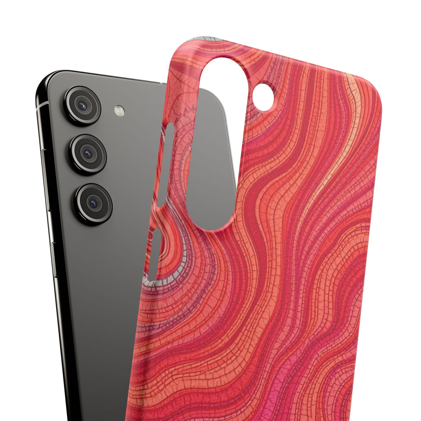 Retro Wavy Red Case