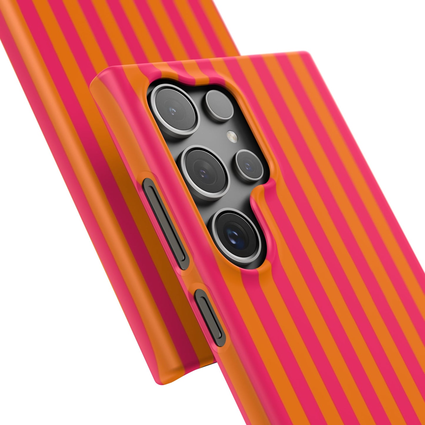 Striped Orange & Pink Case