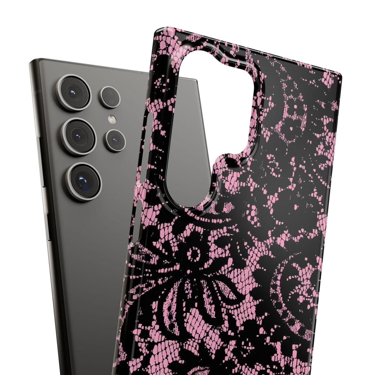 Pink Lace Pattern Case