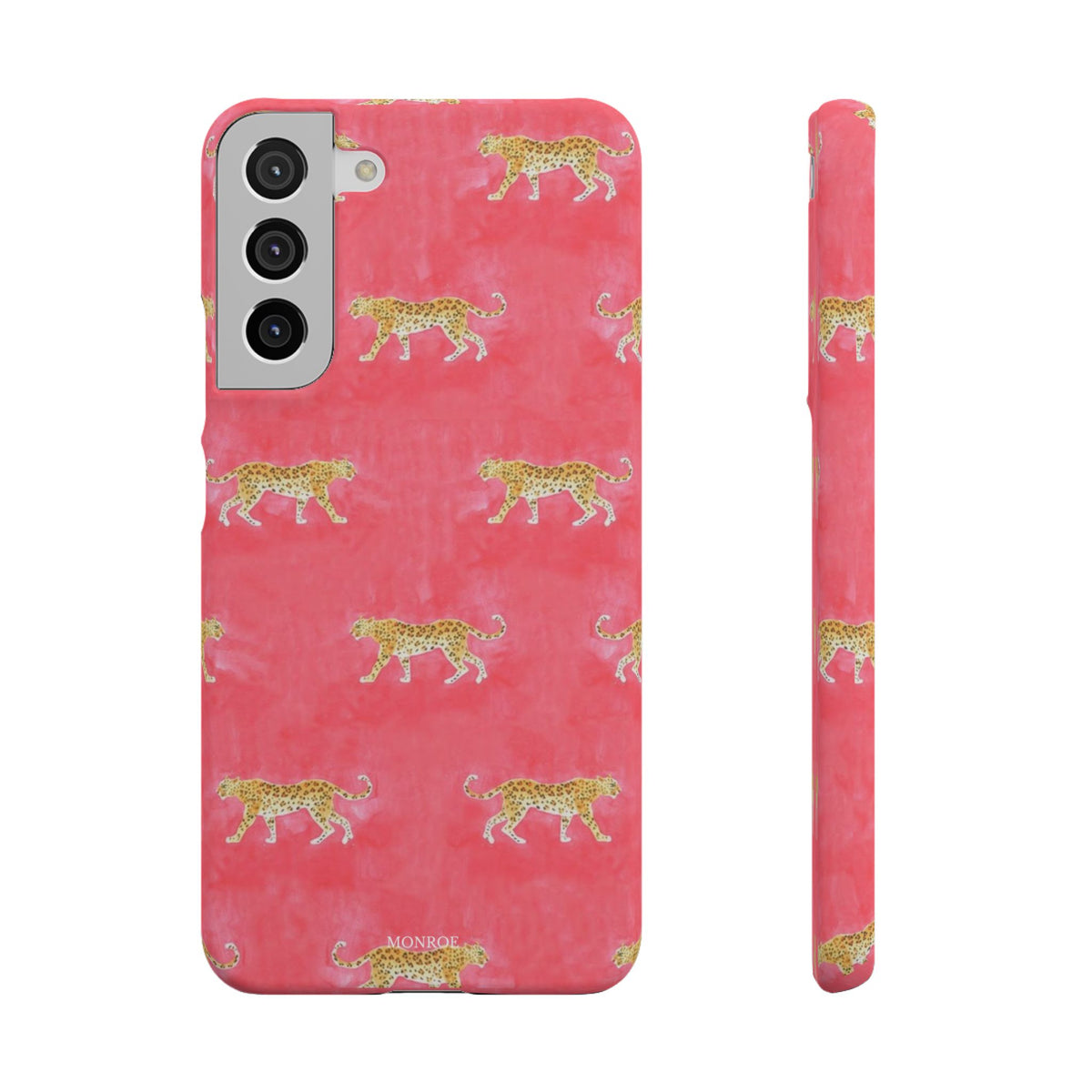 Pink Watercolor Leopard Case