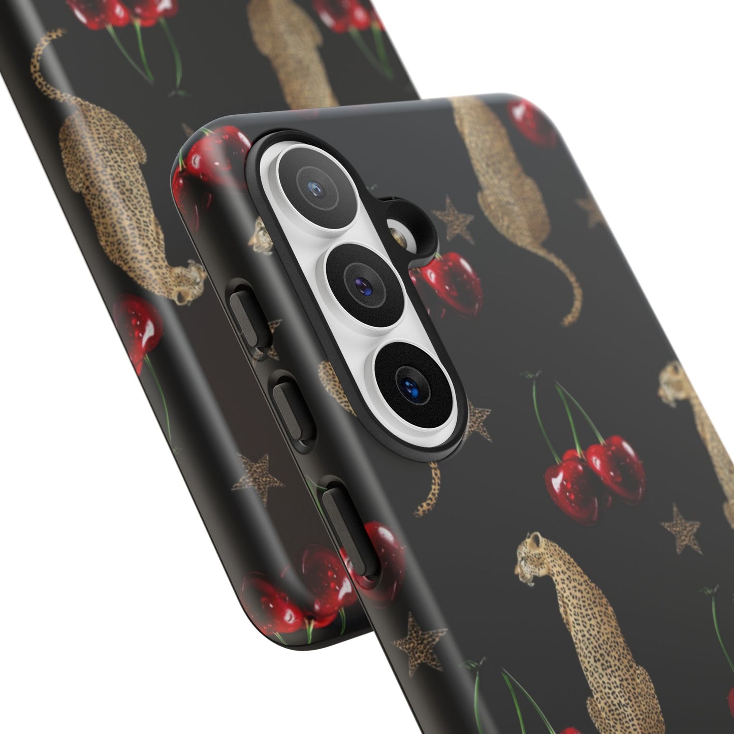 Leopard & Cherry Tough Case