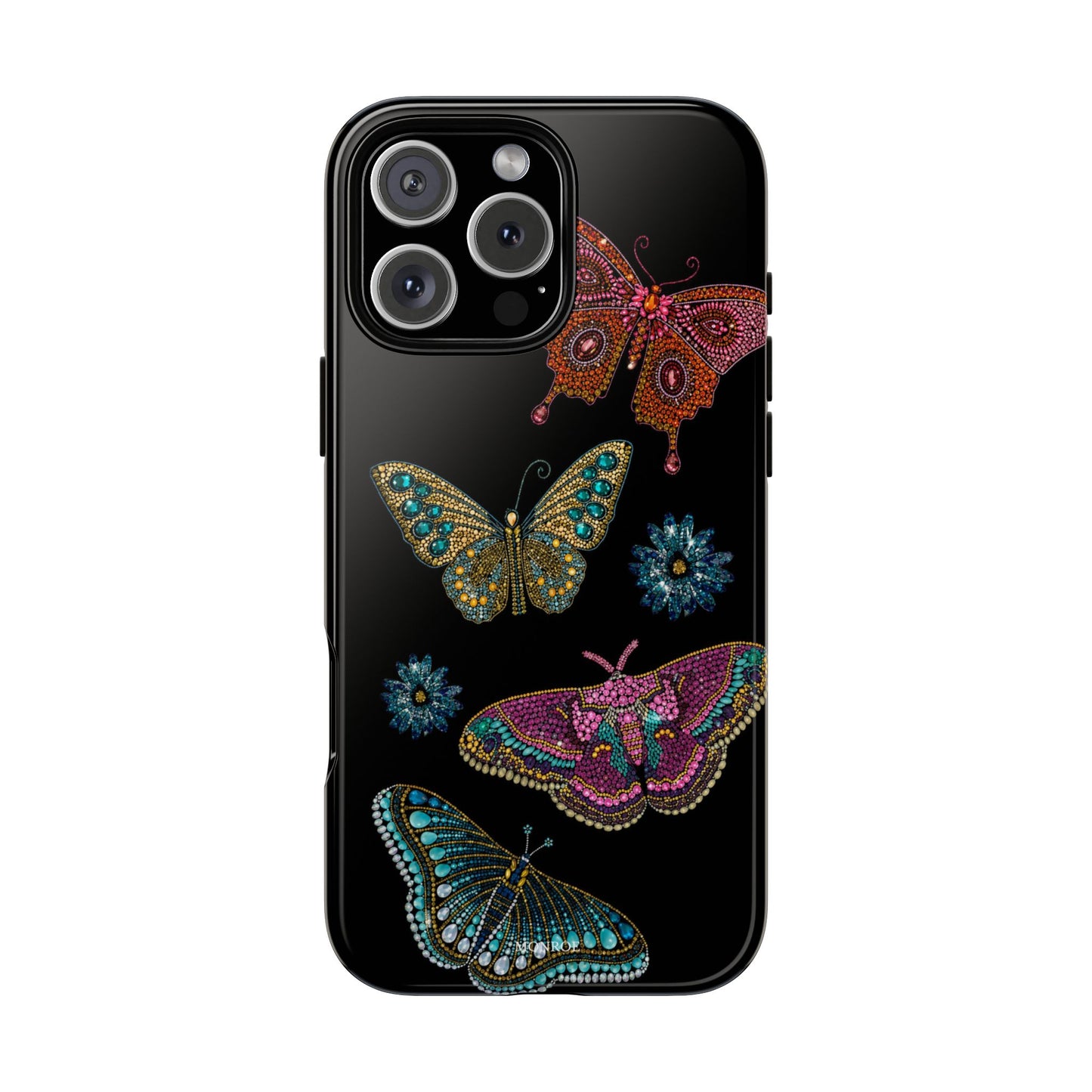 Butterfly Beaded Tough Case