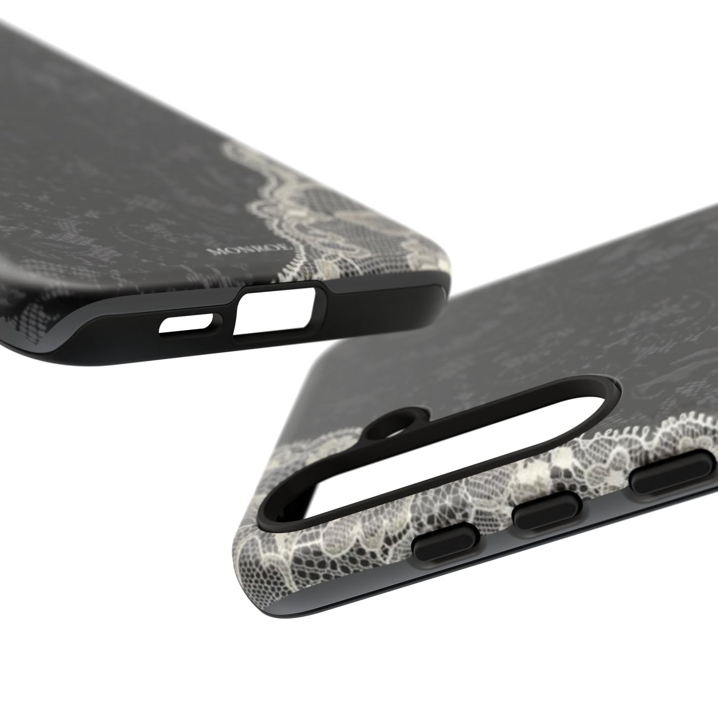 Black & White Edged Tough Case