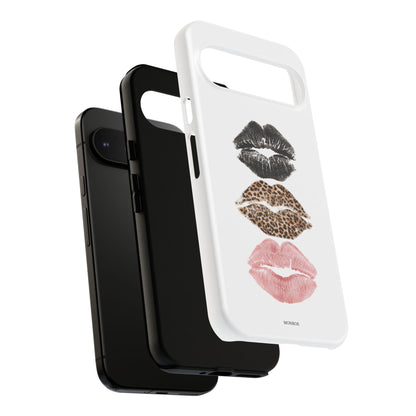 Leopard Glam Lip Tough Case