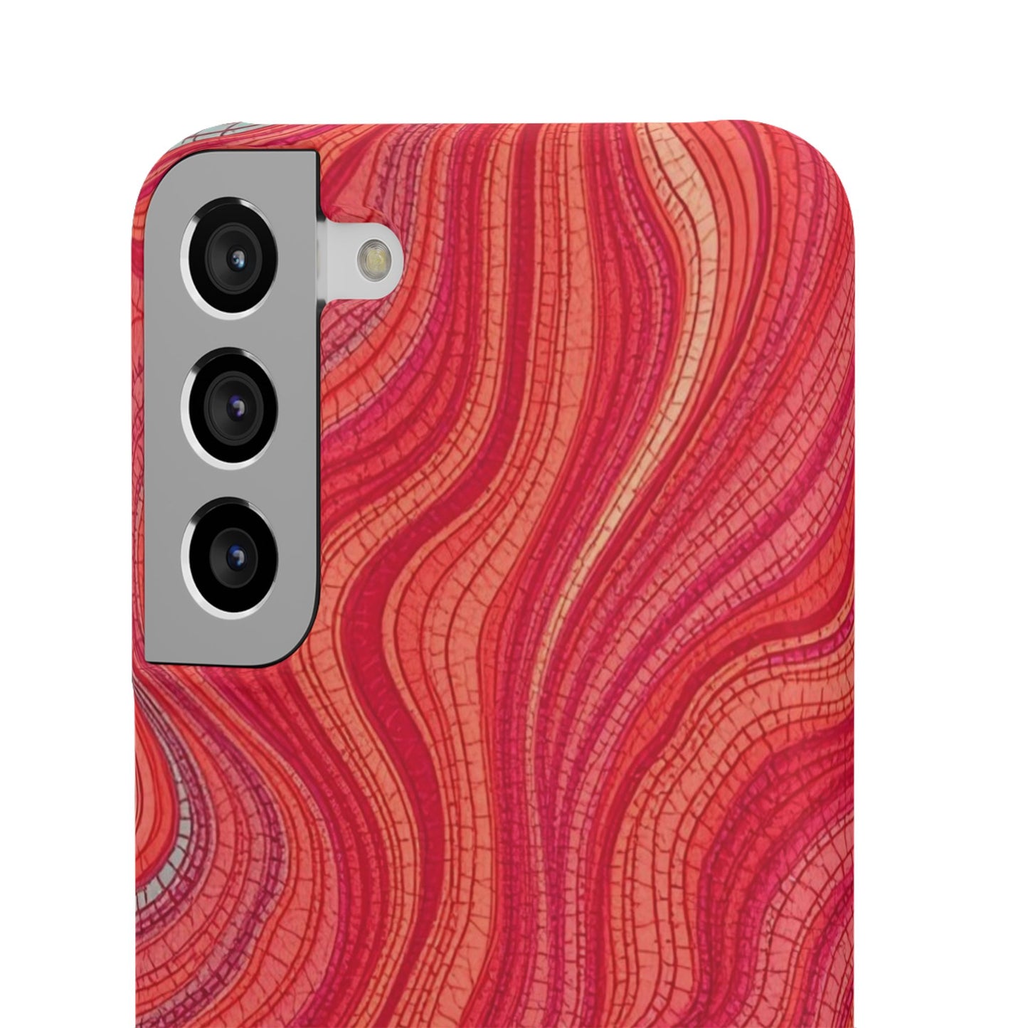 Retro Wavy Red Case