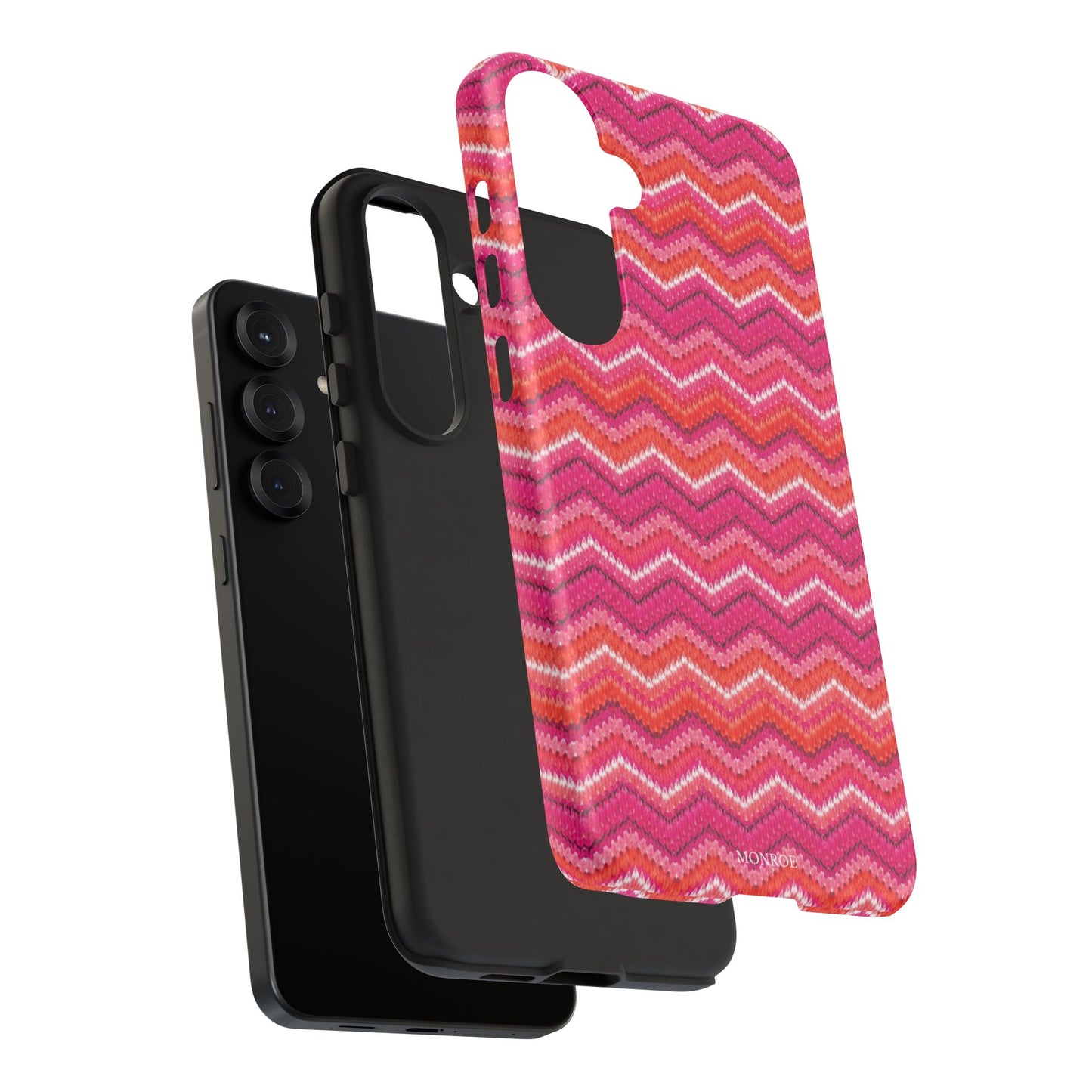 Pink Zigzag Tough Case