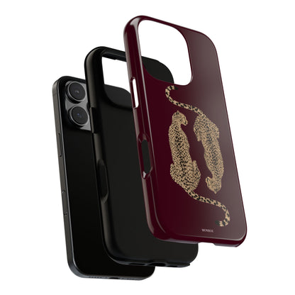 Burgundy Cheetah Tough Case
