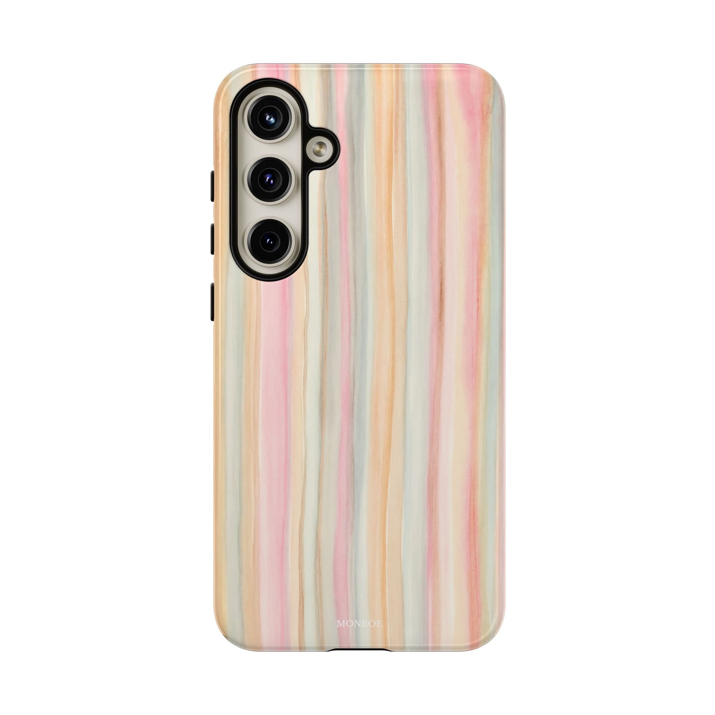 Pastel Watercolor Stripe Tough Case