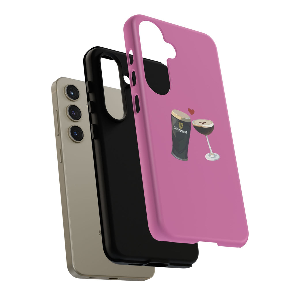 Pint & Wine Glass (Pink) Tough Case