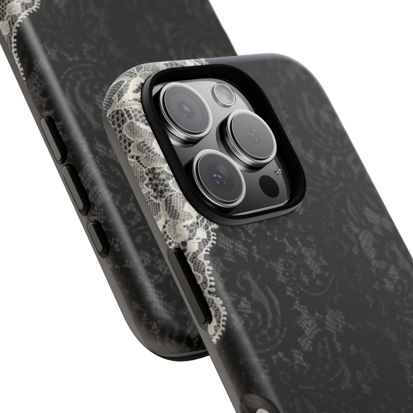 Black & White Edged Tough Case
