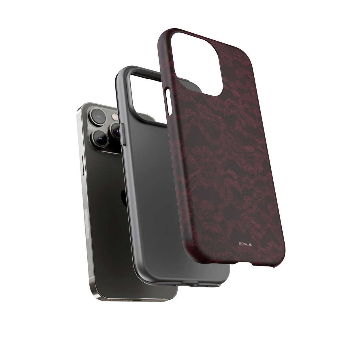 Burgundy Lace Tough Case