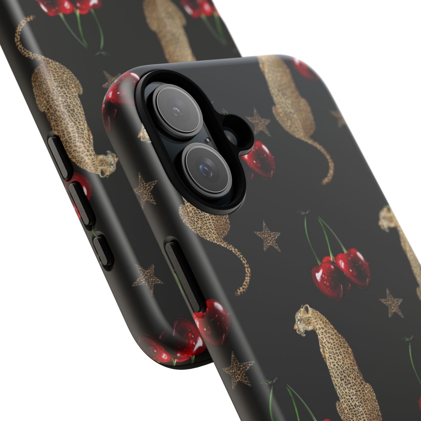 Leopard & Cherry Tough Case