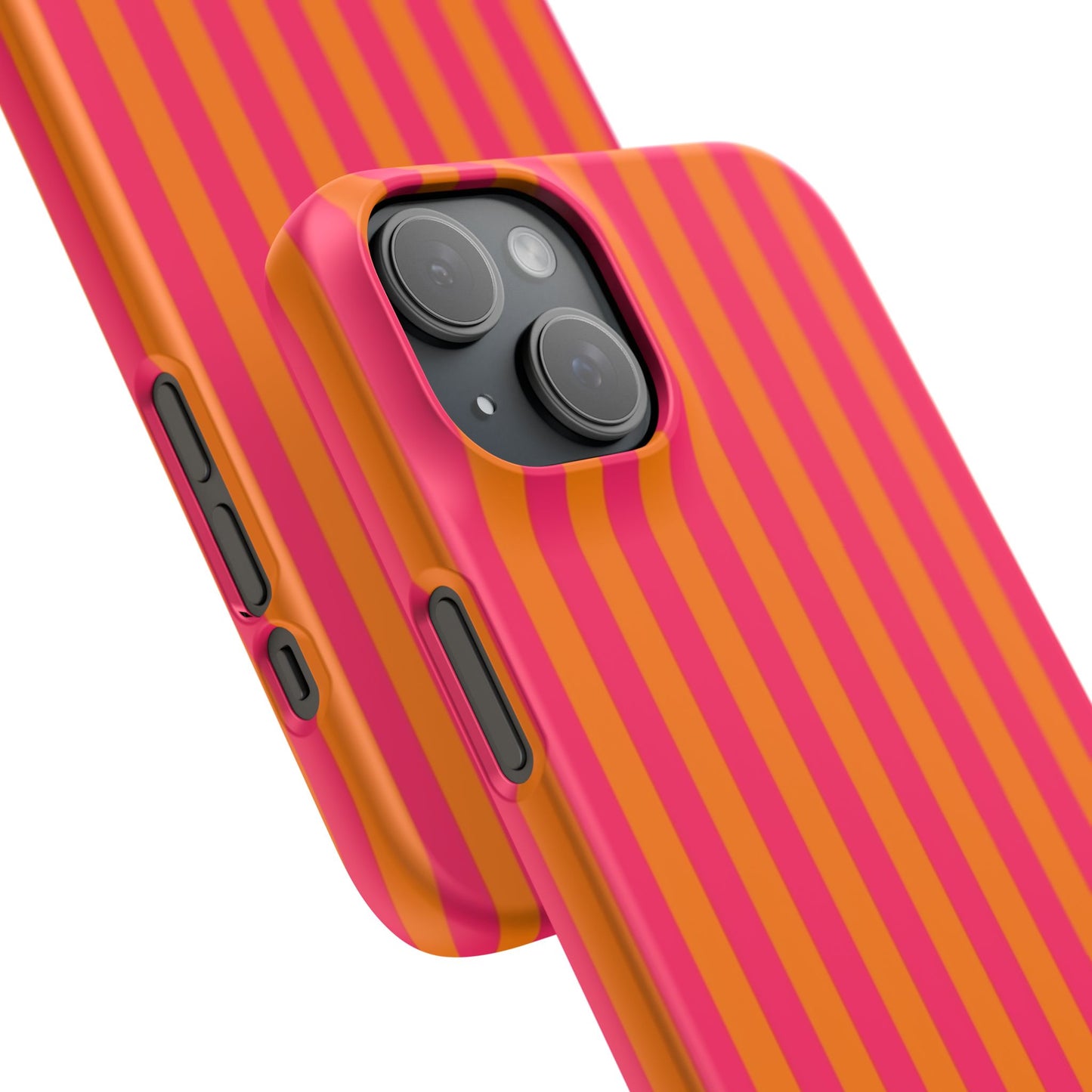 Striped Orange & Pink Case