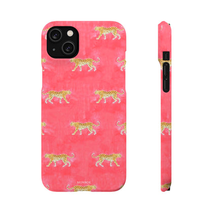Pink Watercolor Leopard Case