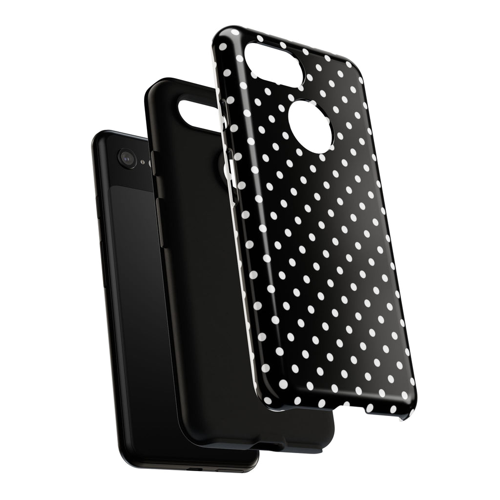 Black Polka Dot Phone Case
