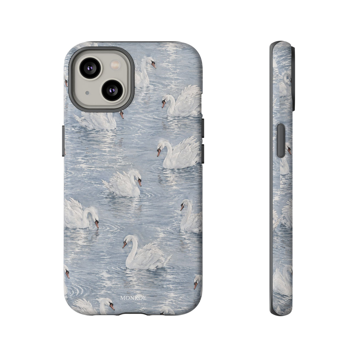 Swan Pattern Tough Case