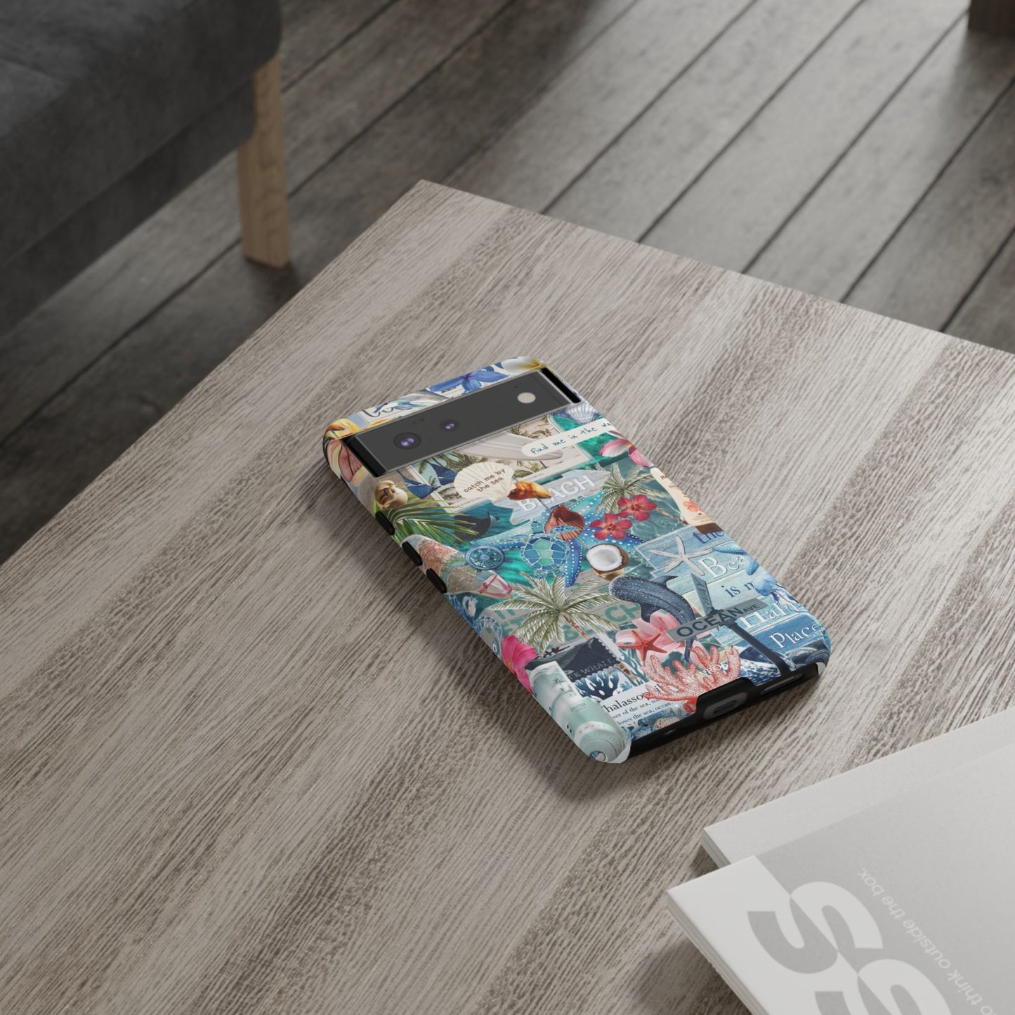Tropical Beach Collage Tough Case