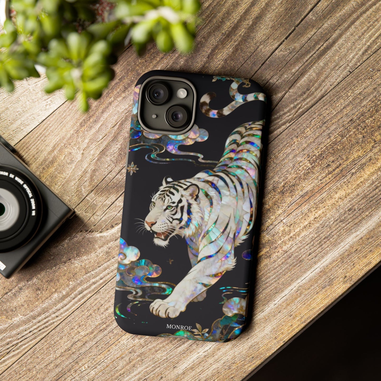 Iridescent White Tiger Tough Case