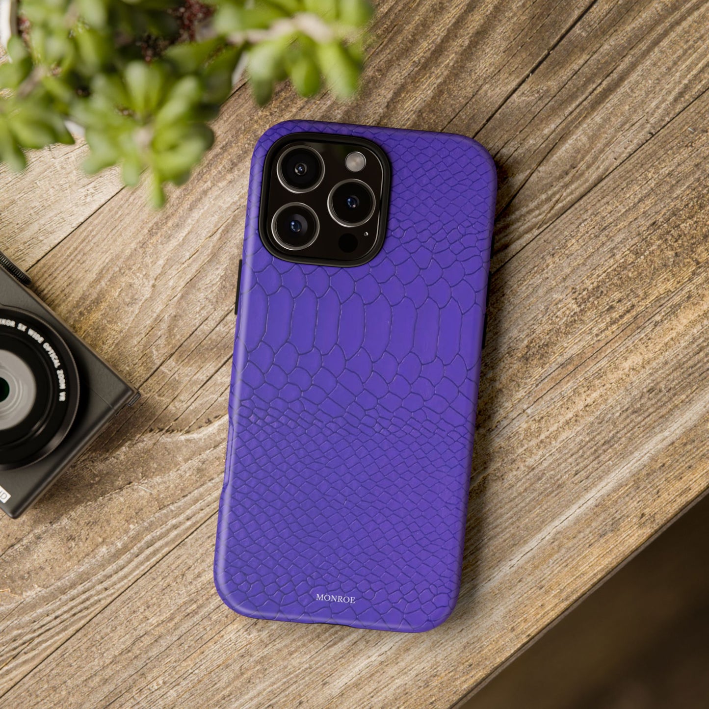 Dark Purple Snake Tough Case