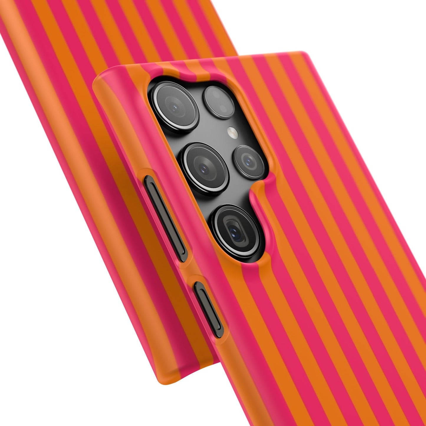 Striped Orange & Pink Case