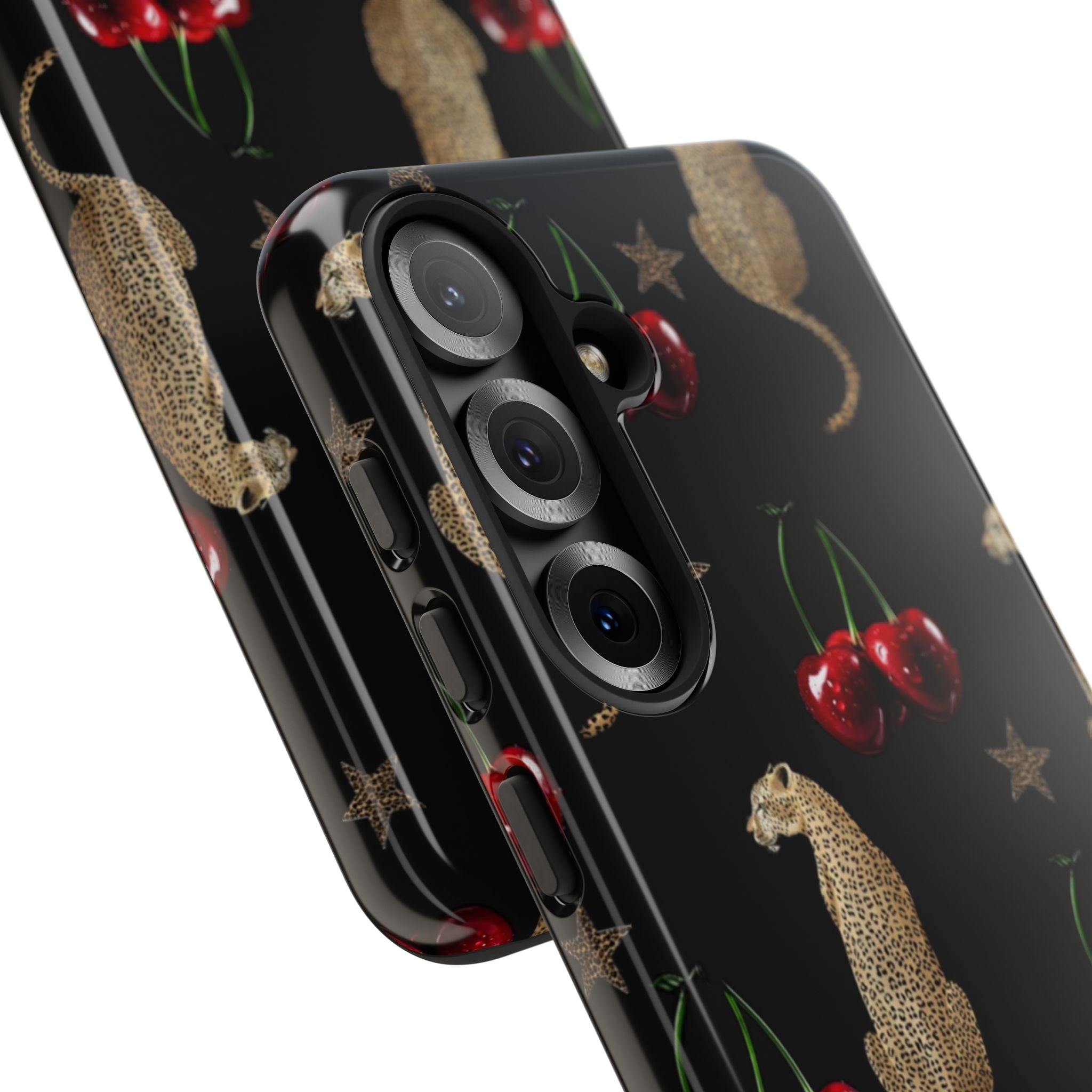 Leopards & Cherries Phone Case