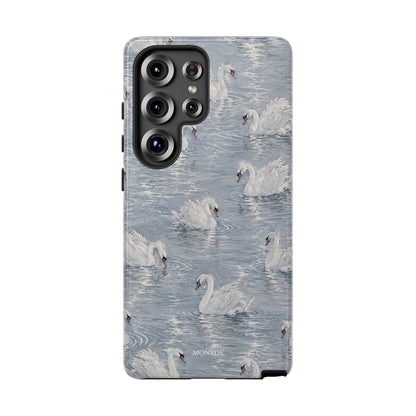 Swan Pattern Tough Case
