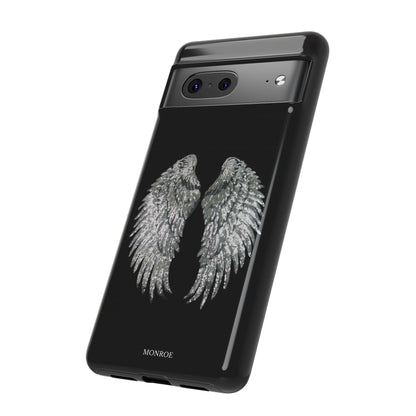Silver Wings Black Tough Case