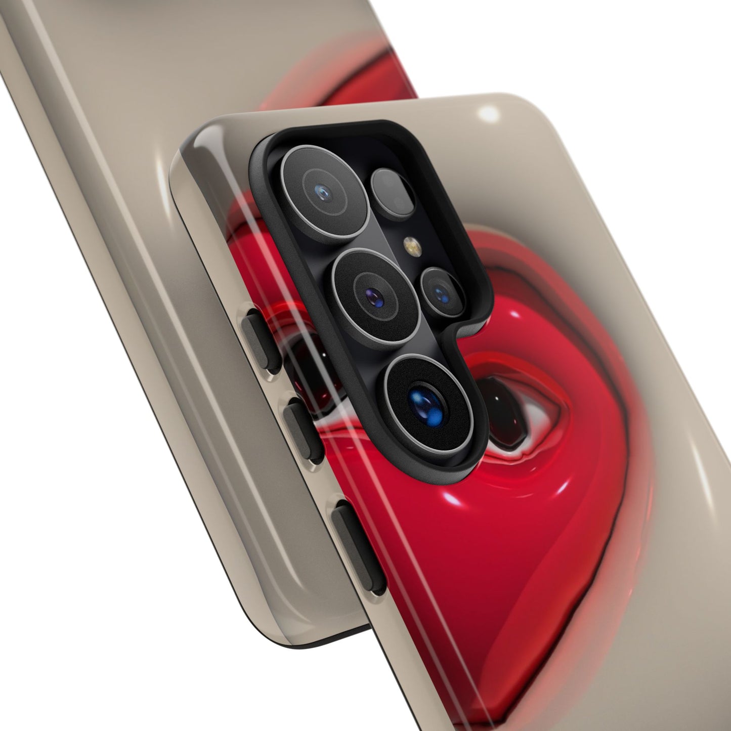 Red Heart Eyes Tough Case
