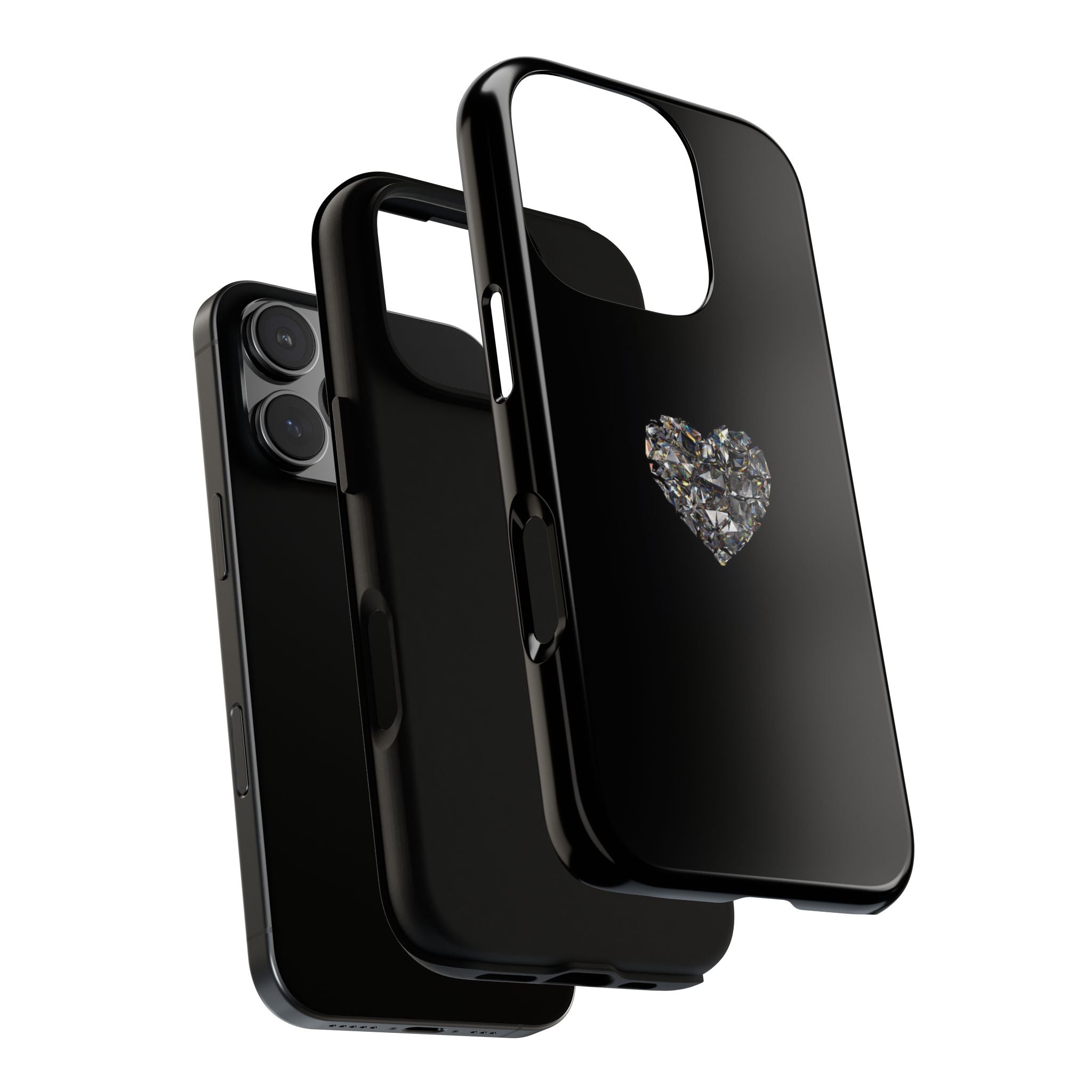 Crystal Heart Phone Case