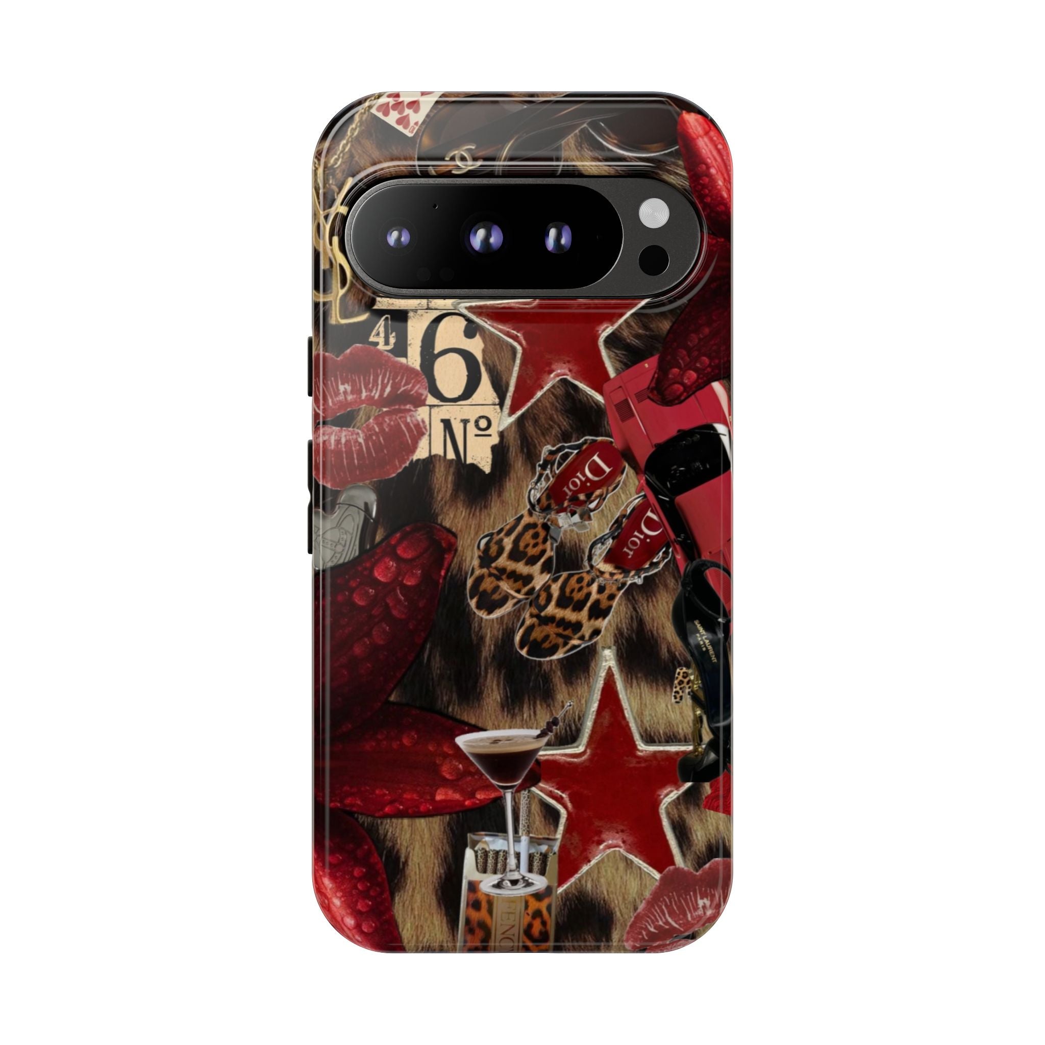 Cheetah Red Phone Case