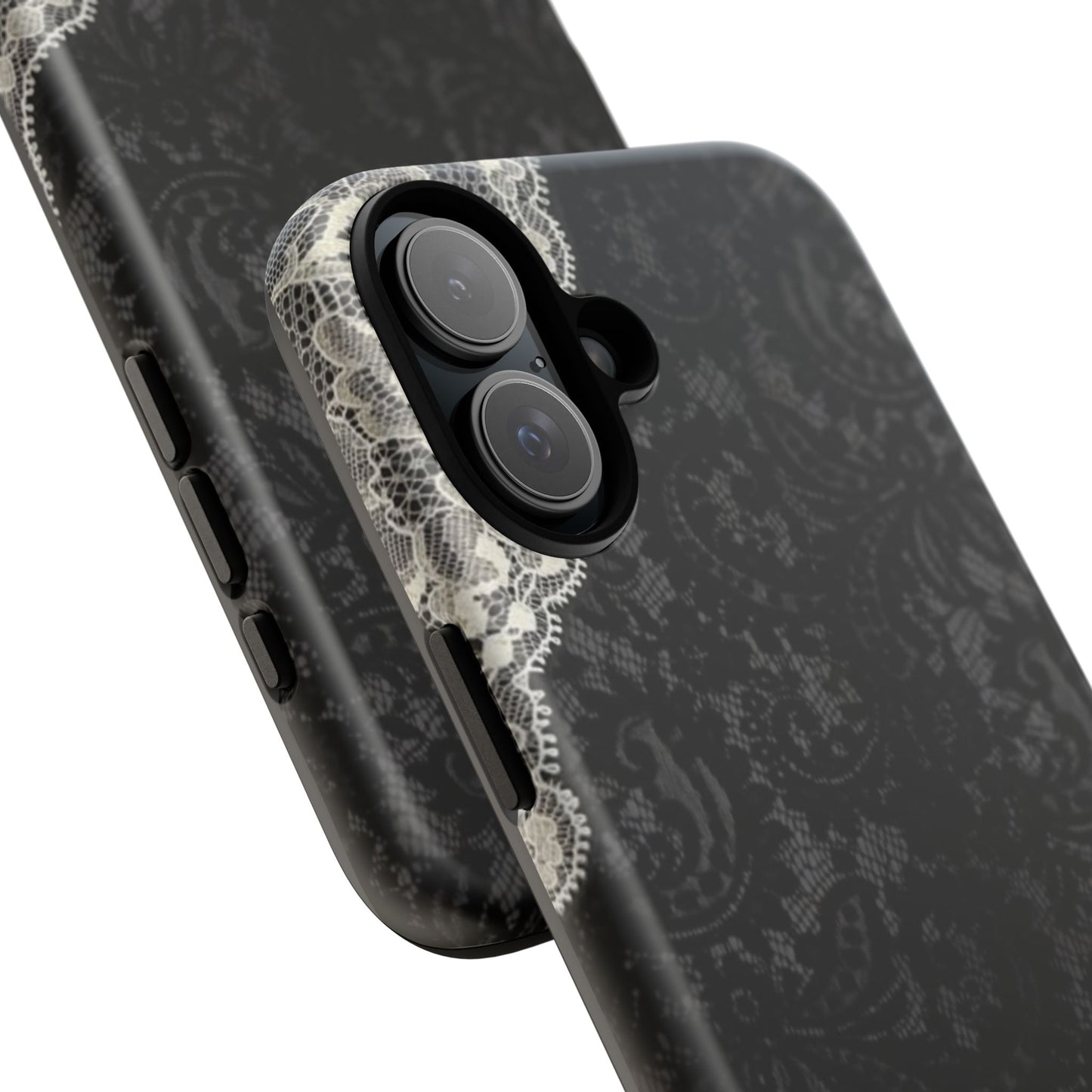 Black & White Edged Tough Case