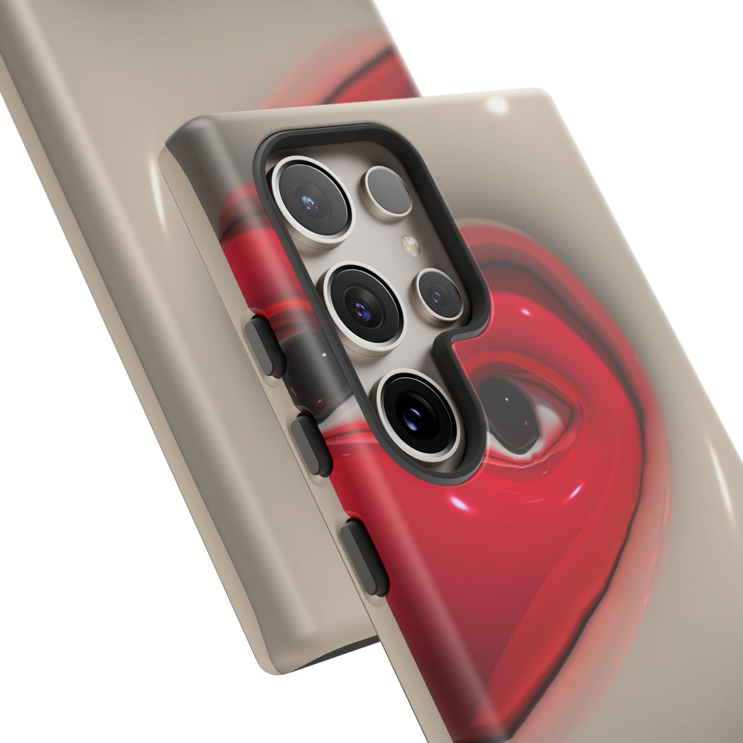 Red Heart Eyes Tough Case