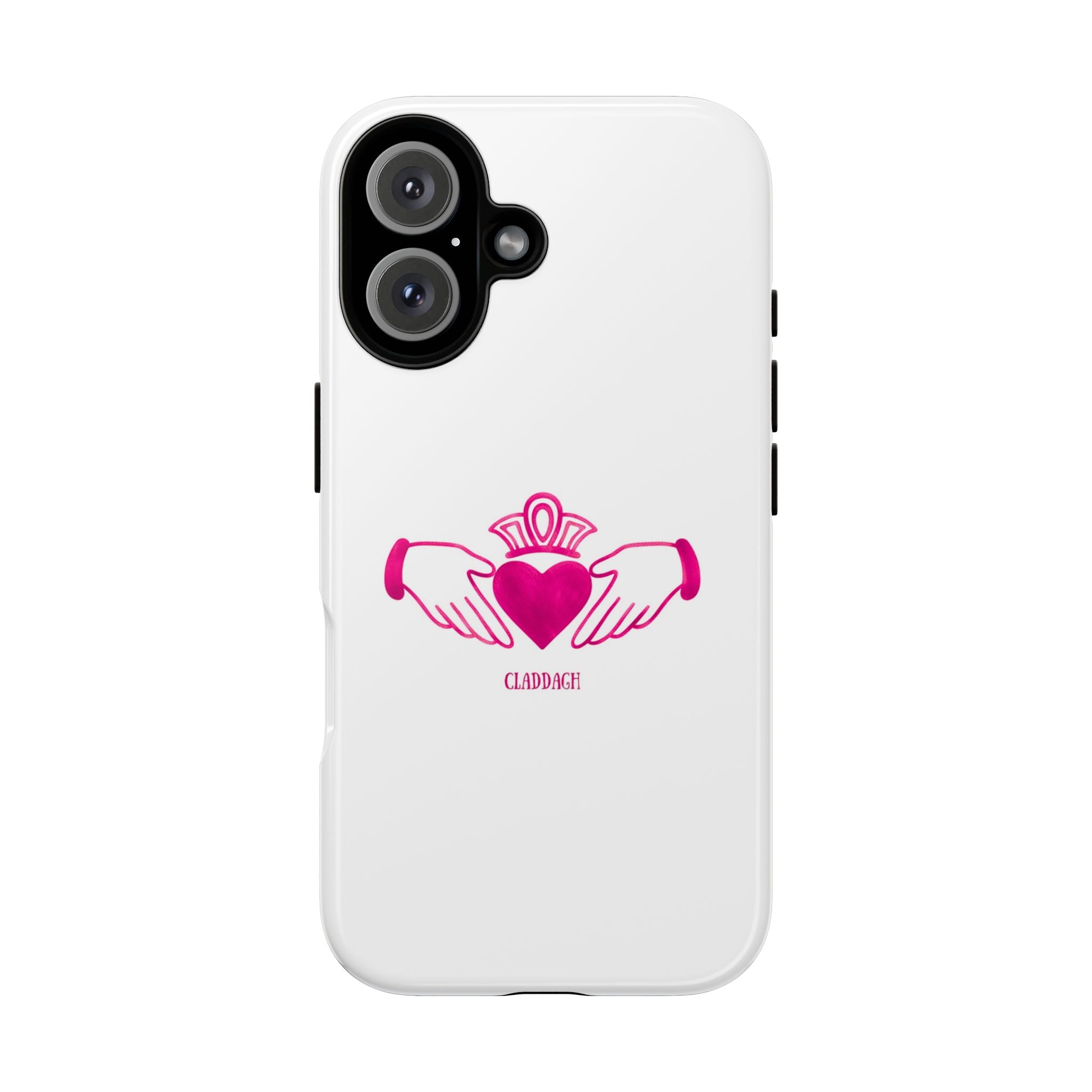 Pink Irish Claddagh Symbol Tough Phone Case