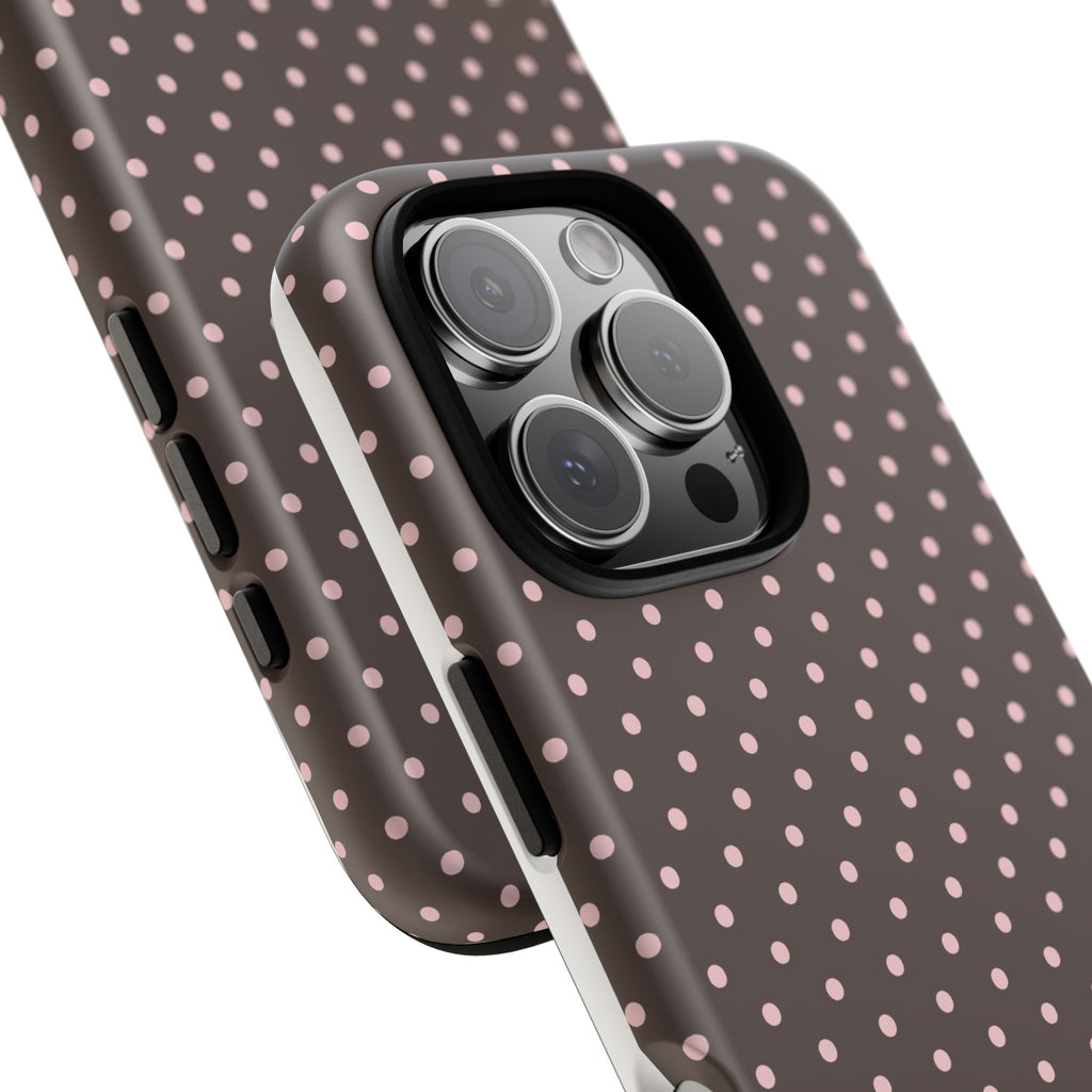 Brown Polka Phone Case