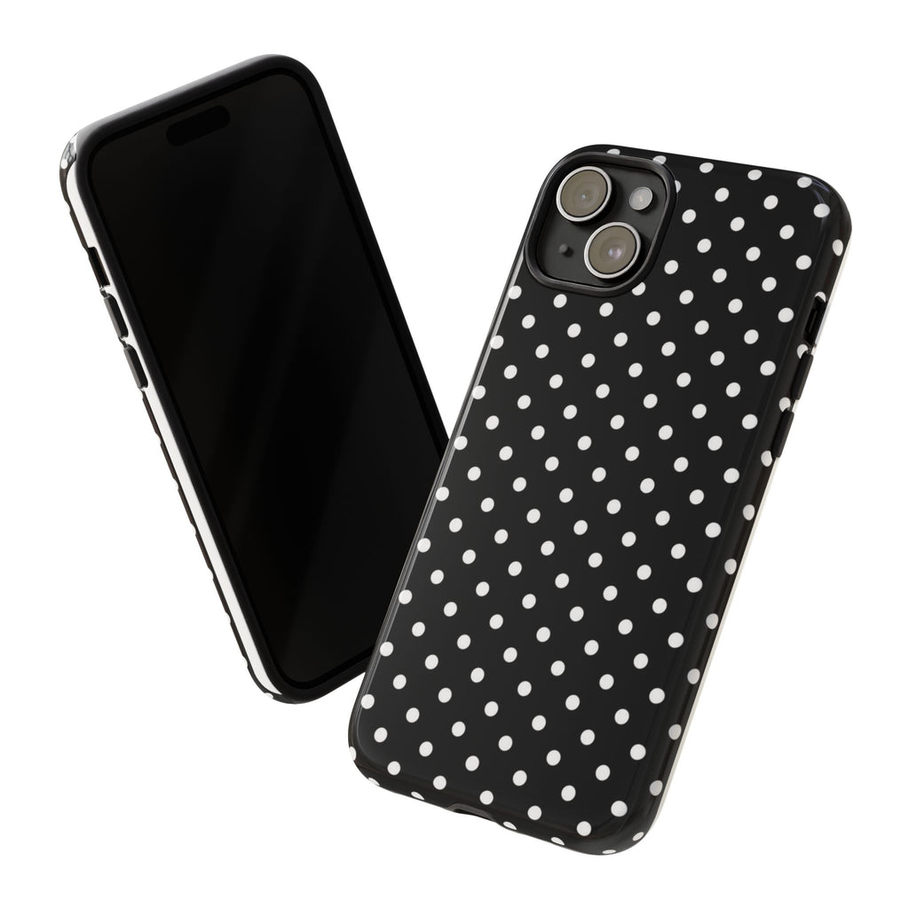 Black Polka Dot Phone Case