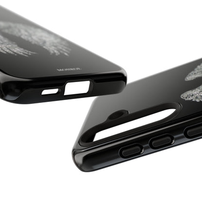 Silver Wings Black Tough Case