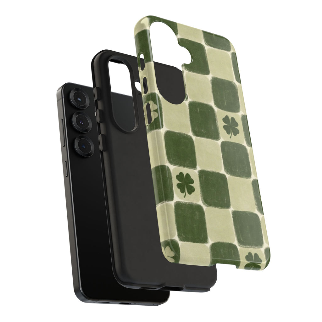 Clover Checker Tough Phone Case