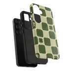 Clover Checker Tough Phone Case