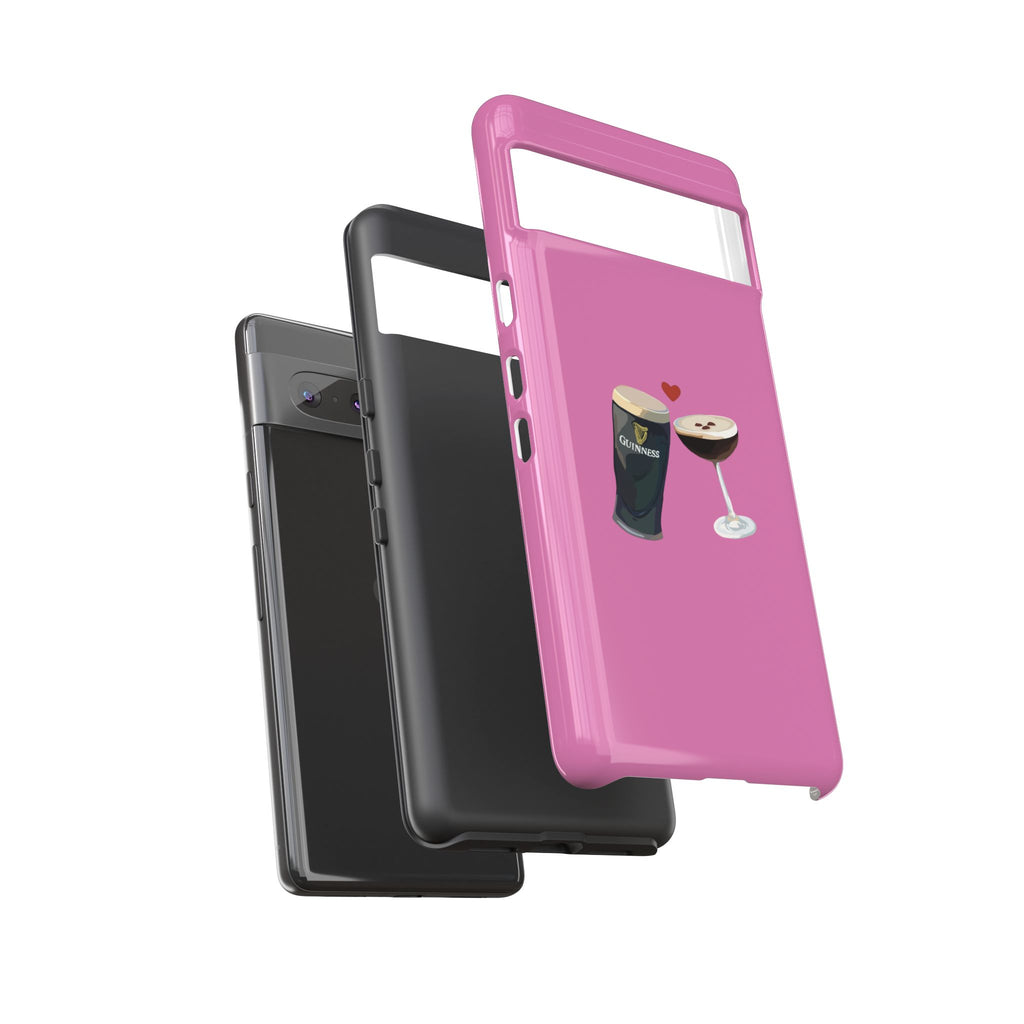 Pint & Wine Glass (Pink) Tough Case