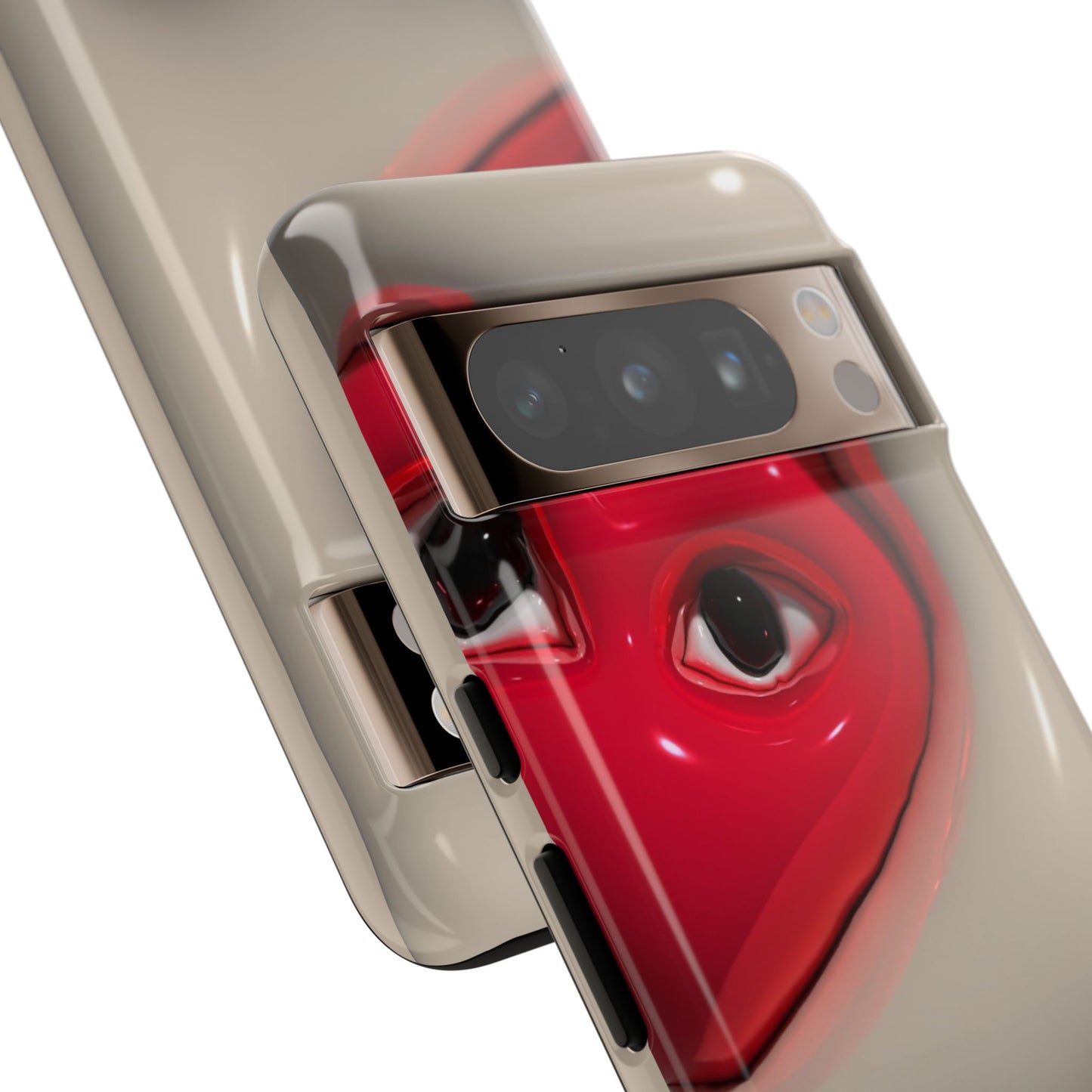 Red Heart Eyes Tough Case