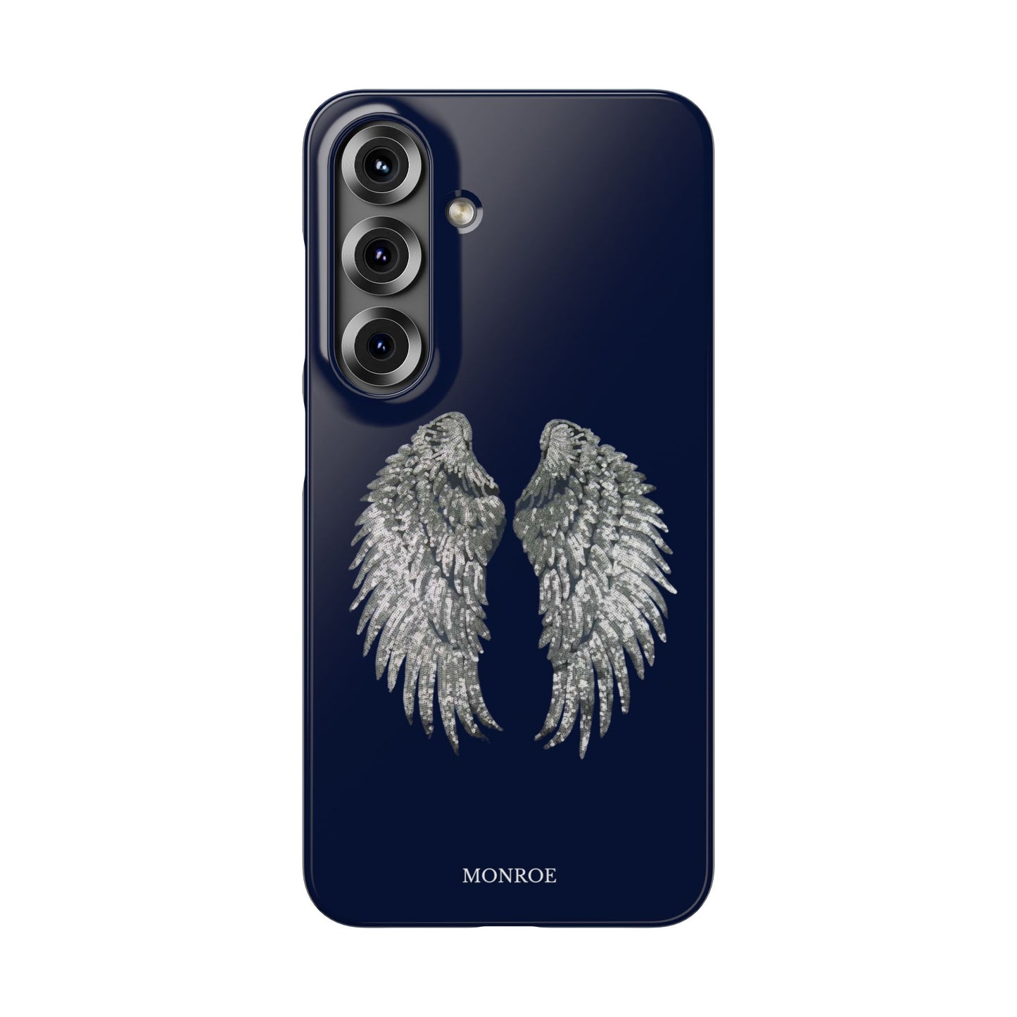 Navy Angel Wings Case