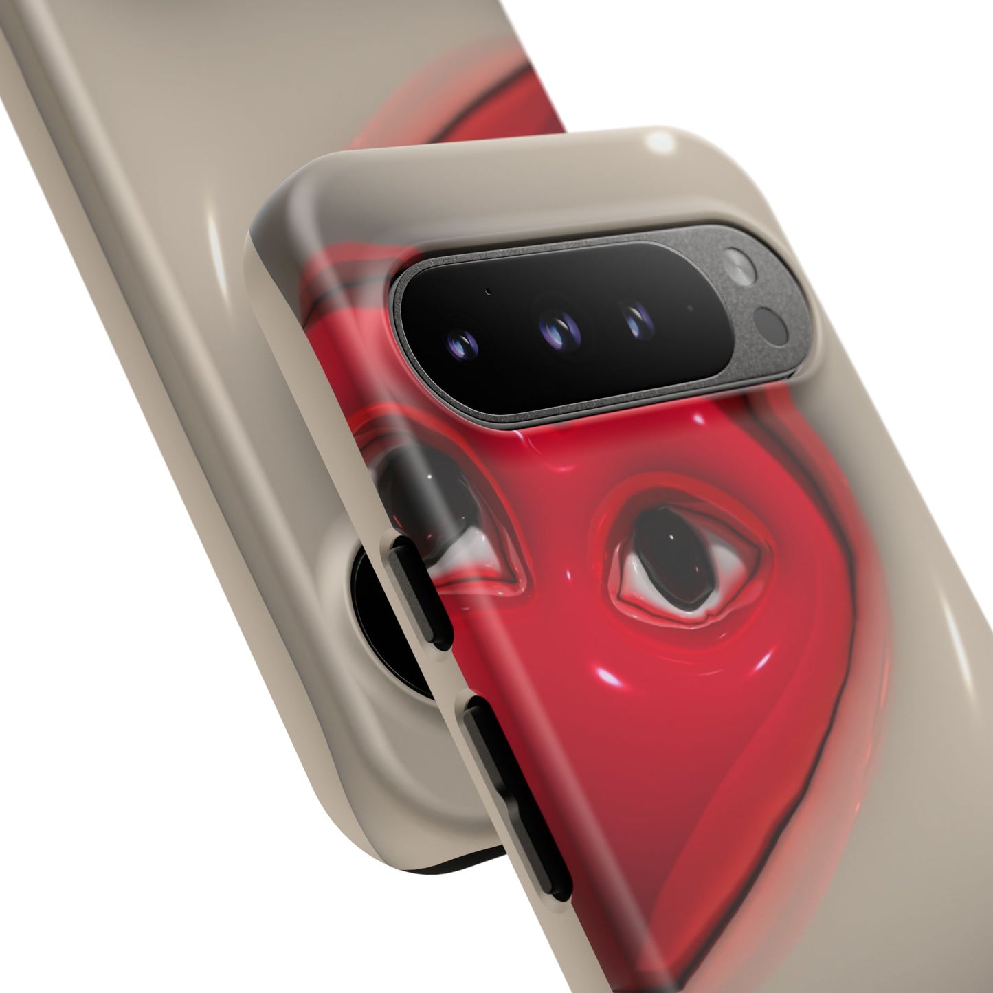 Red Heart Eyes Tough Case