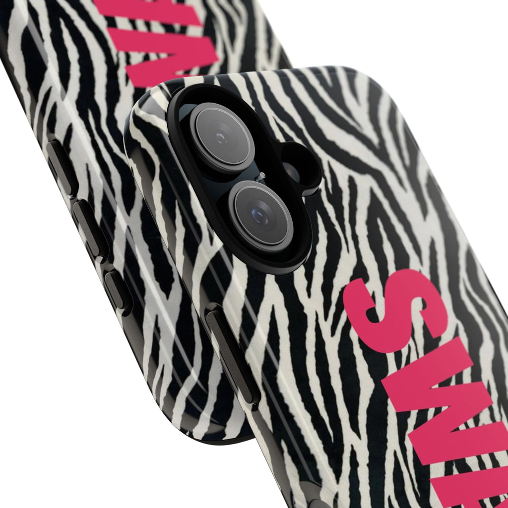 'SWAG' Zebra Print Tough Case