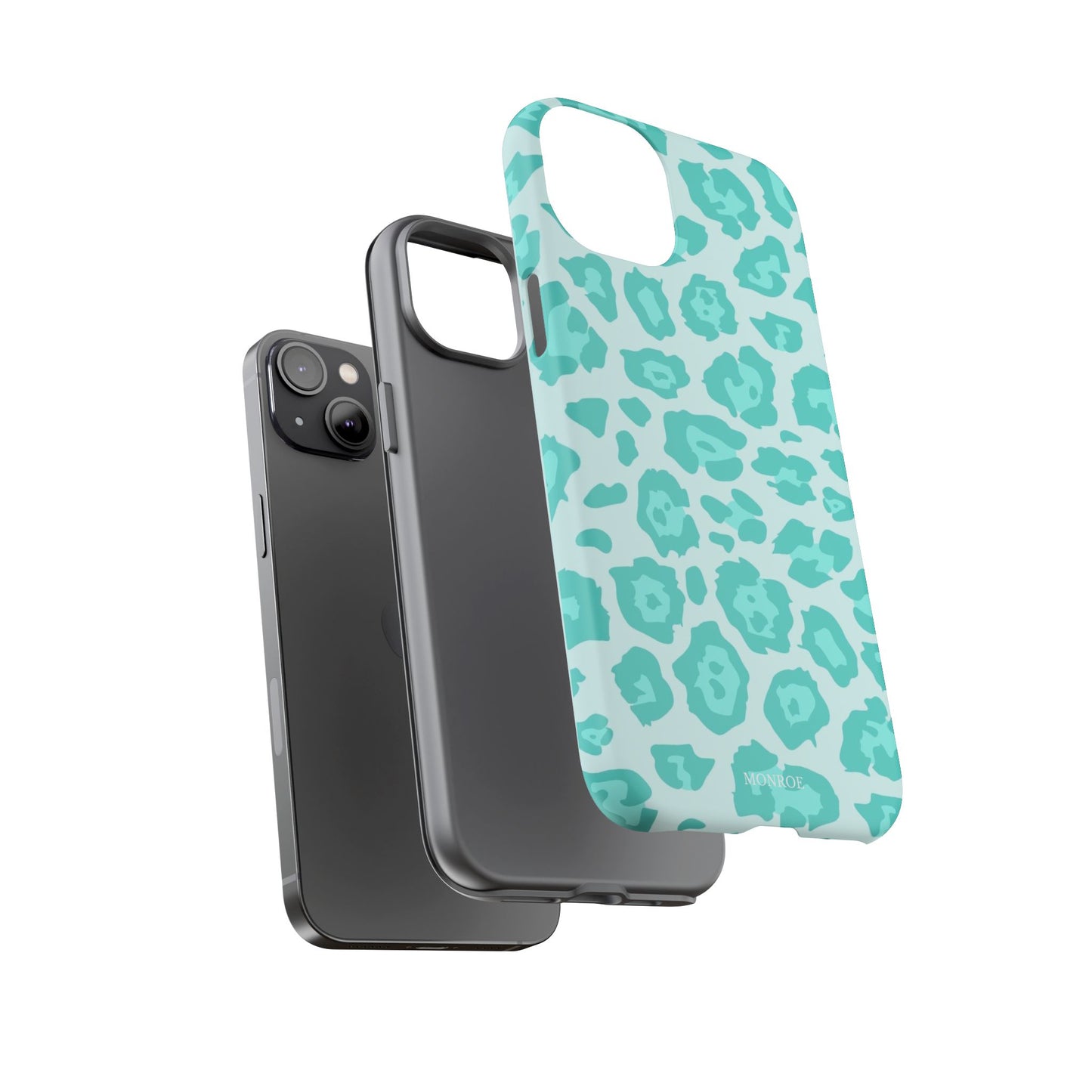 Teal Leopard Tough Case